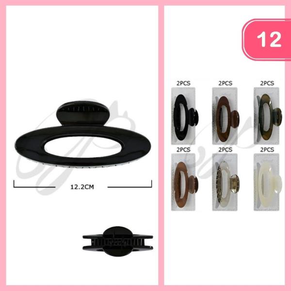 HAIR CLAW CLIP (12 UNITS)