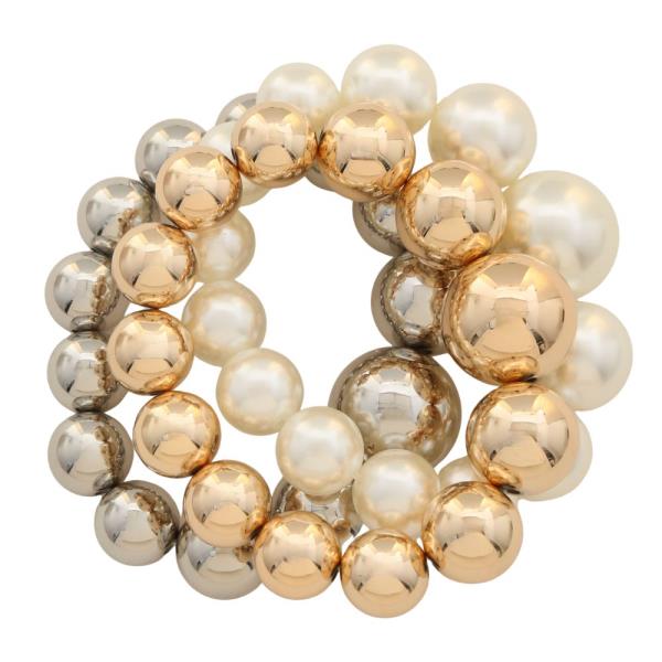 MIXED BEAD BRACELET SET