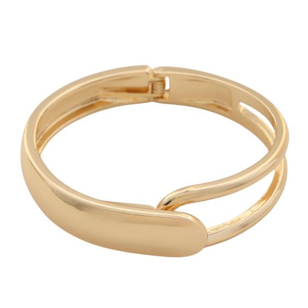 METAL HINGED BANGLE BRACELET