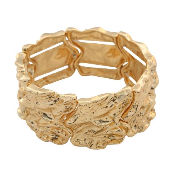 TEXTURED METAL BRACELET