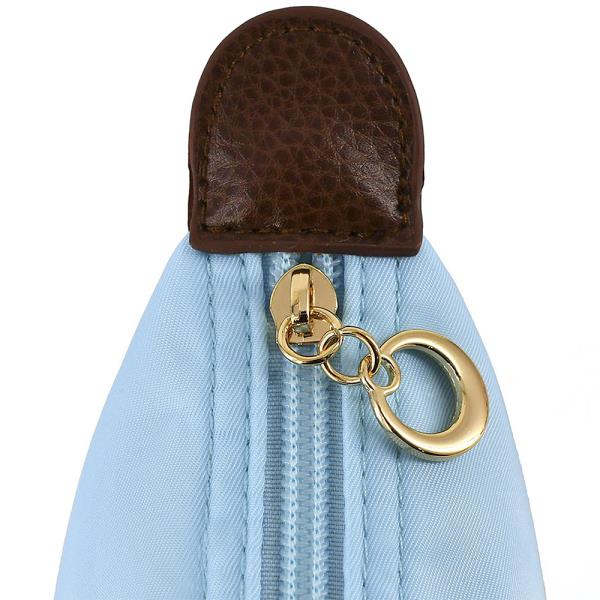 SMOOTH HANDSTRAP ZIPPER CLUTCH BAG