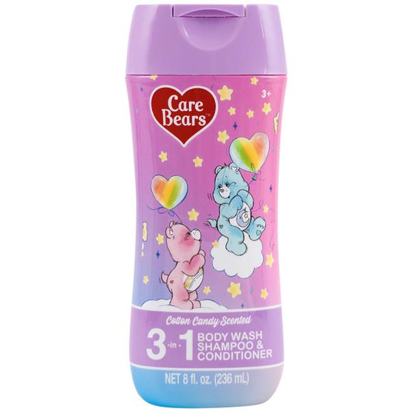 CARE BEARS 3 IN 1 BODY WASH SHAMPOO AND CONDITIONER