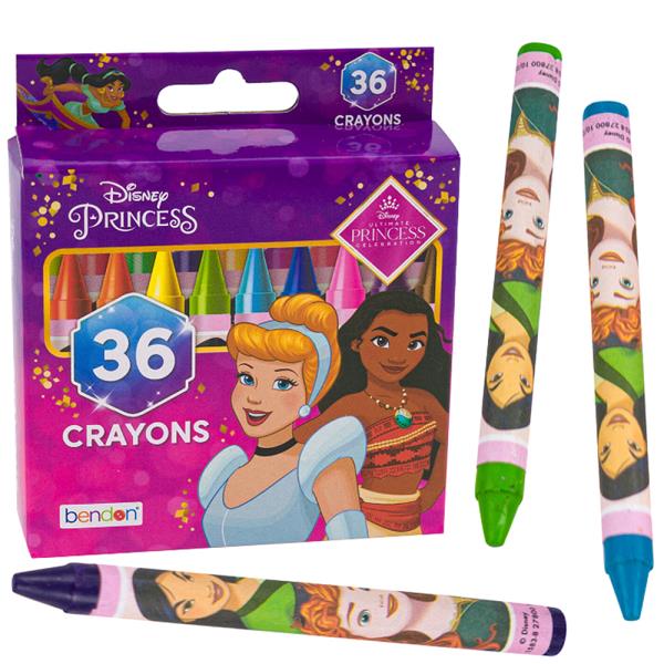 DISNEY PRINCESS 36 CRAYONS