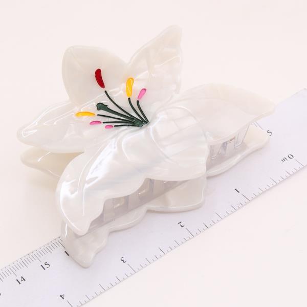 FLOWER HAIR CLAW CLIP