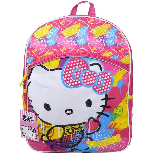 HELLO KITTY BACKPACK W FRONT POCKET