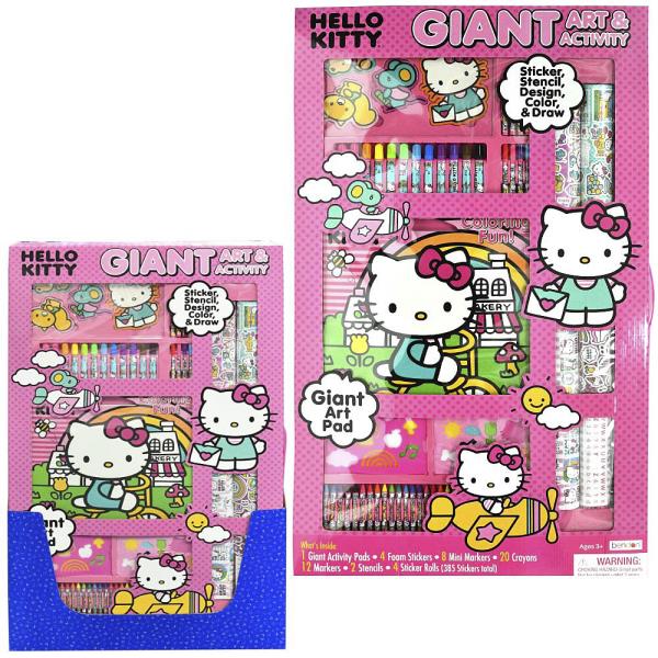 HELLO KITTY GIANT ART AND ACTIVITY SET