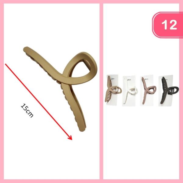 HAIR CLAW CLIP (12 UNITS)
