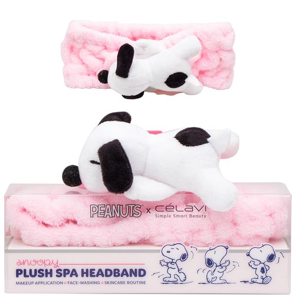 CELAVI X PEANUTS SNOOPY PLUSH SPA HEADBAND