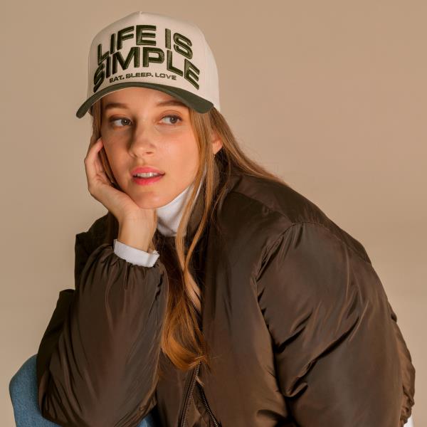 CC LIFE IS SIMPLE TRUCKER CAP