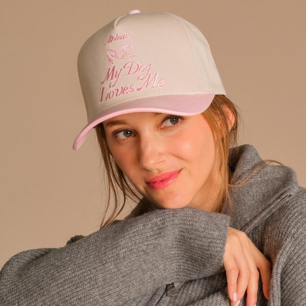 CC MY DOG LOVES ME TRUCKER CAP