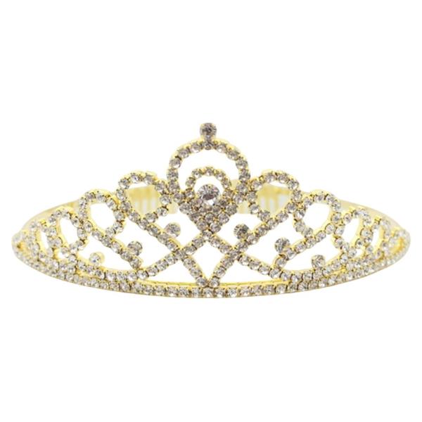 RHINESTONE CROWN TIARA