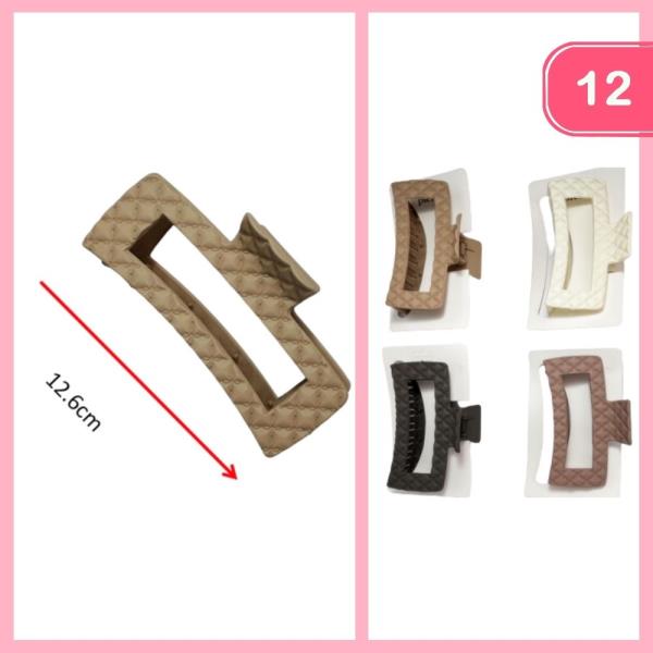 HAIR CLAW CLIP (12 UNITS)