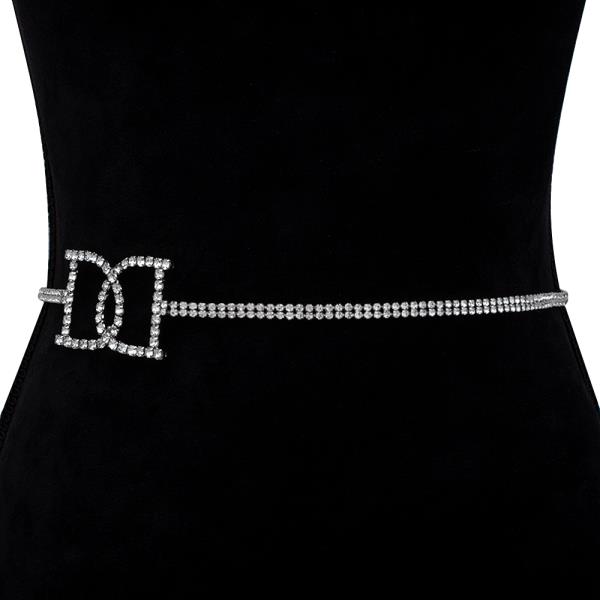 RHINESTONE FASHION HOOK BELT