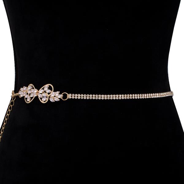 RHINESTONE FASHION HOOK BELT