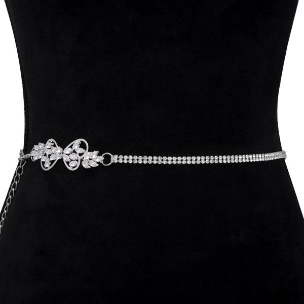 RHINESTONE FASHION HOOK BELT