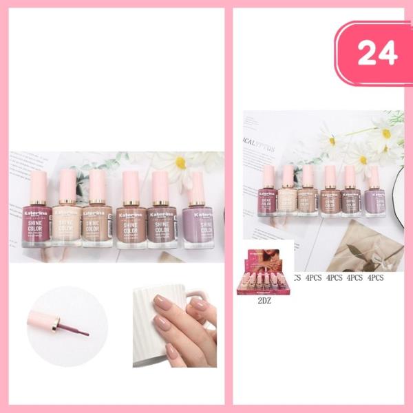 SHINE COLOR NAIL POLISH (24 UNITS)