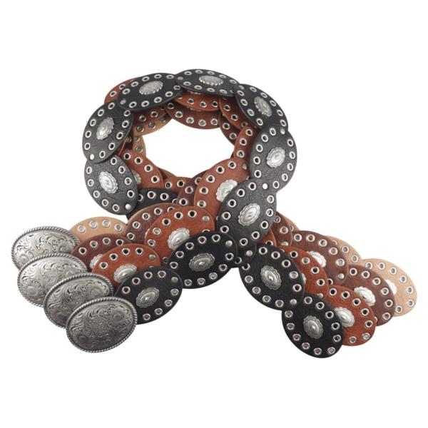 Y2K WESTERN OVAL SHAPE BELT