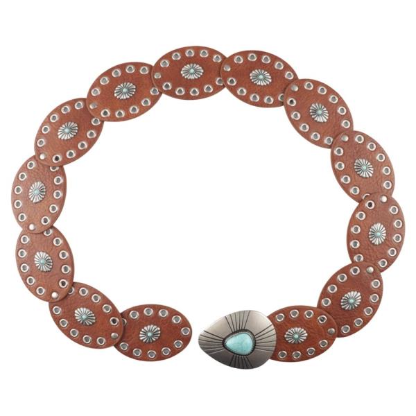 Y2K WESTERN OVAL SHAPE BELT