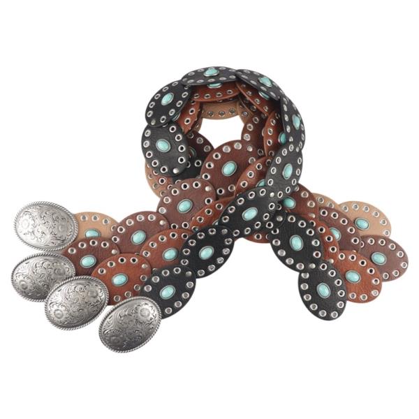 Y2K WESTERN OVAL SHAPE BELT