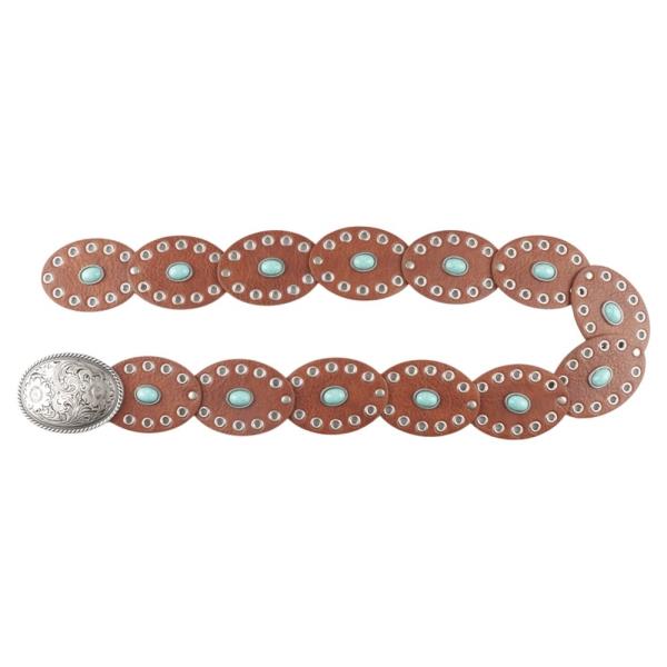 Y2K WESTERN OVAL SHAPE BELT
