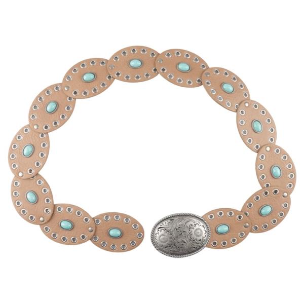 Y2K WESTERN OVAL SHAPE BELT