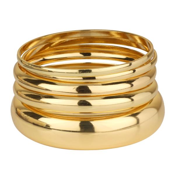 METAL MULTI STACKABLE BANGLE BRACELET
