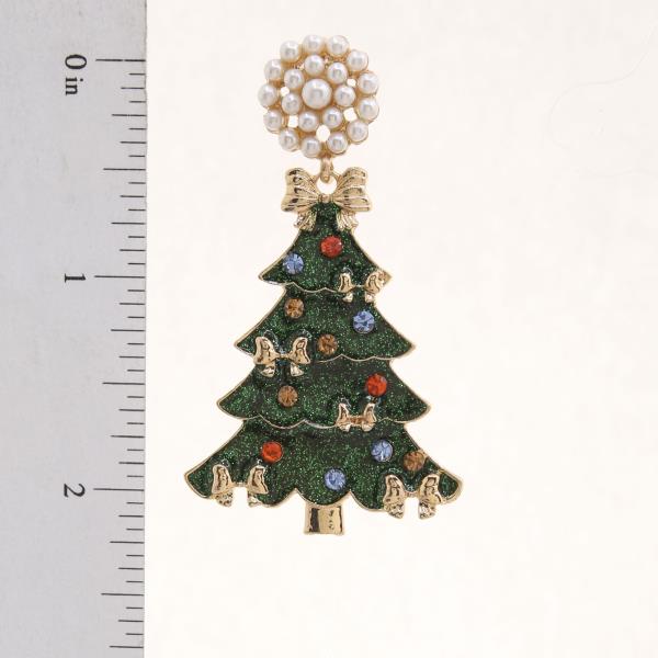 CHRISTMAS TREE EARRING
