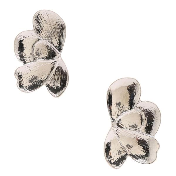 FLOWER METAL EARRING