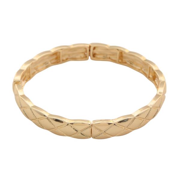 LINED METAL BRACELET
