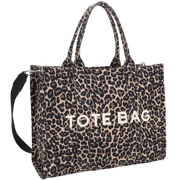 TEXTURE PRINTED TOTE BAG
