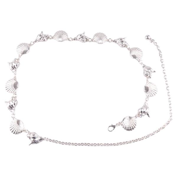 SEA LIFE METAL SHELL CHAIN BELT