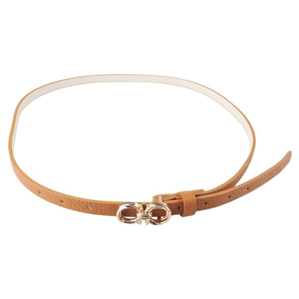 FAUX LEATHER DOUBLE ROUND BUCKLE BELT 3 PC SET