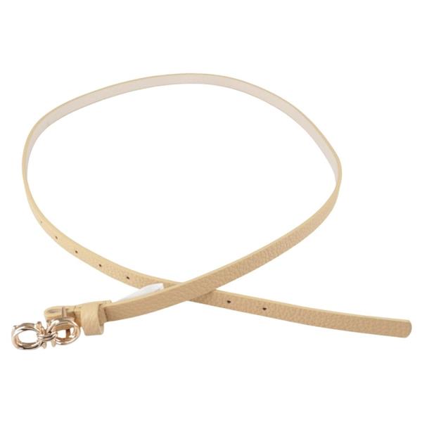 FAUX LEATHER DOUBLE ROUND BUCKLE BELT 3 PC SET