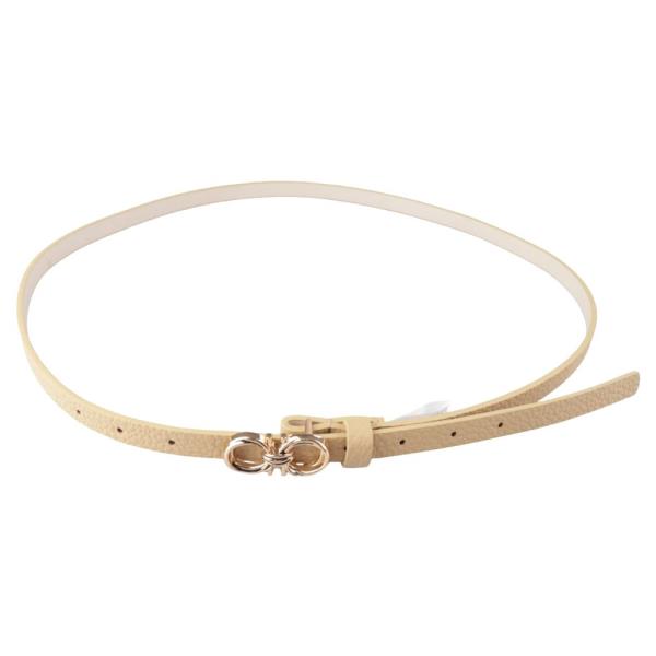 FAUX LEATHER DOUBLE ROUND BUCKLE BELT 3 PC SET