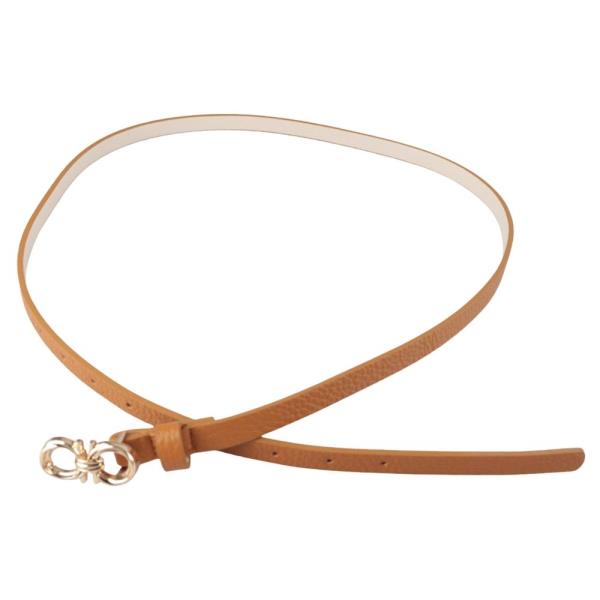 FAUX LEATHER DOUBLE ROUND BUCKLE BELT 3 PC SET
