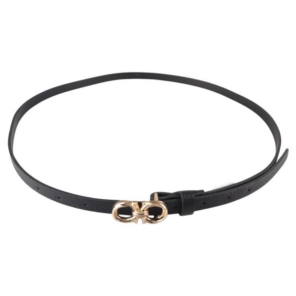 FAUX LEATHER DOUBLE ROUND BUCKLE BELT 3 PC SET