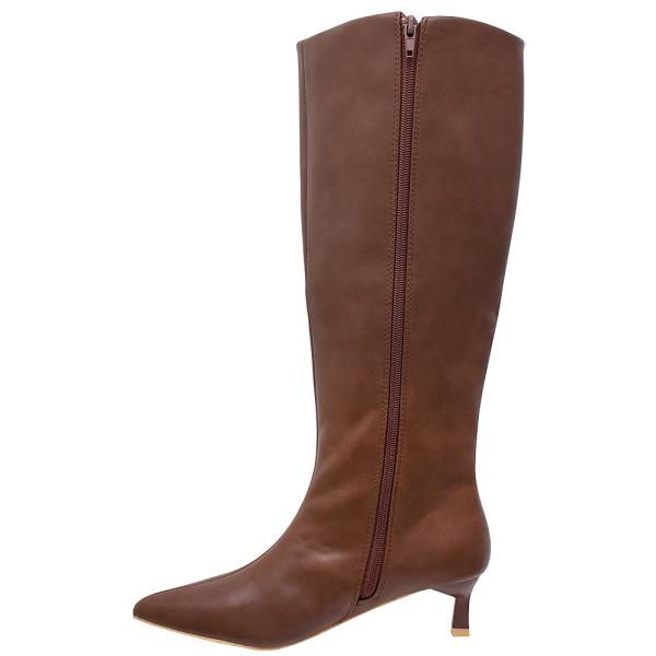 SMOOTH MINI HEEL BOOTS 12 PAIRS