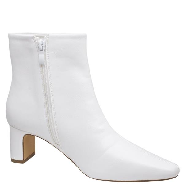 SMOOTH ZIPPER WIDE HEEL BOOTIE 12 PAIRS