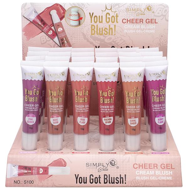 SIMPLY BELLA YOU GOT BLUSH CHEER GEL CREAM BLUSH (24 UNITS)