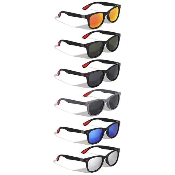 BASIC LEATHER PATTERN TEMPLE CLASSIC SUNGLASSES 1DZ