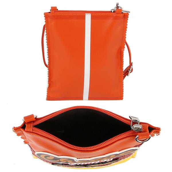 CHEESE CRUNCHY SPICY HOT PRINT DESIGN CROSSBODY BAG