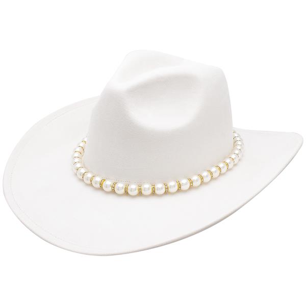 WESTERN PEARL COWBOY HAT