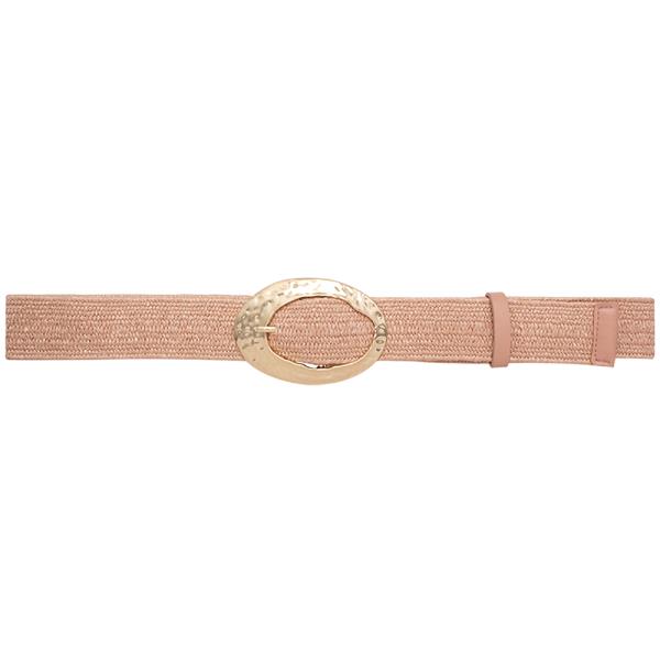 METAL OVAL SHAPED BUCKLE BELT