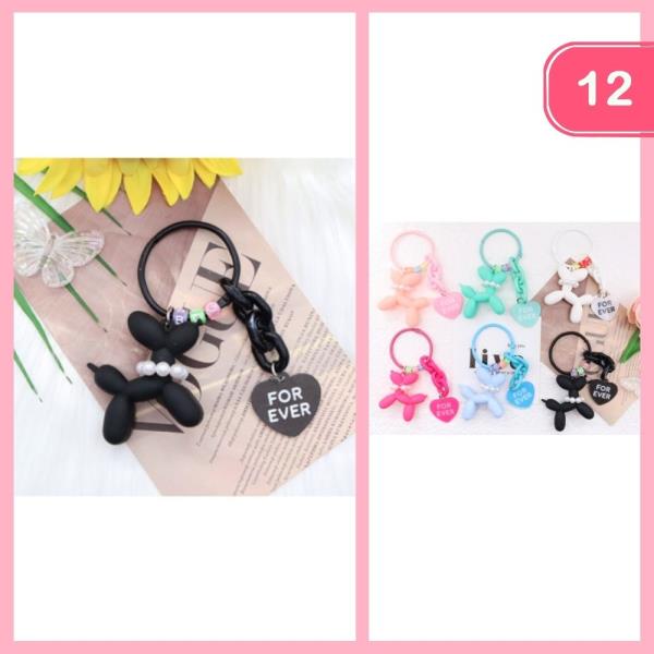 BALLOON DOG KEYCHAIN (12 UNITS)