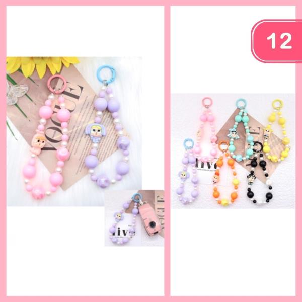 BEADED DOLL KEYCHAIN (12 UNITS)