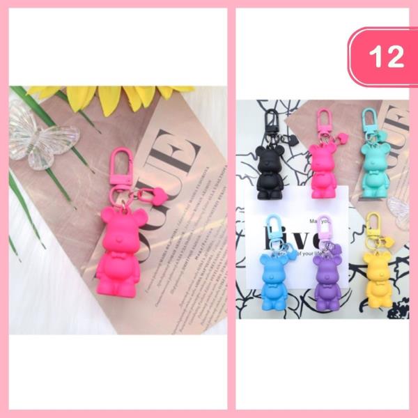 BEAR KEYCHAIN (12 UNITS)