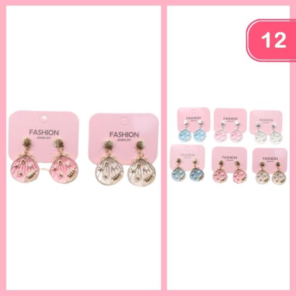 SEA LIFE DANGLE EARRINGS (12 UNITS)