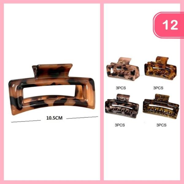 HAIR CLAW CLIP (12 UNITS)