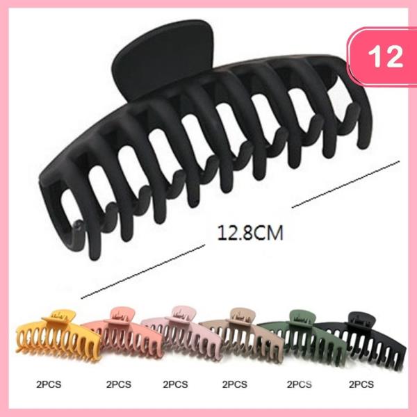 HAIR CLAW CLIP (12 UNITS)