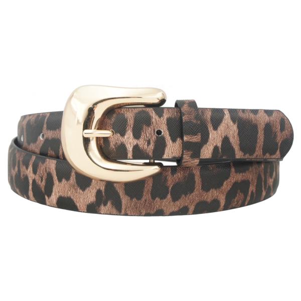 ORGANIC CURVE U BUCKLE LPD STRAP BELT